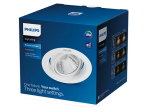 Montuojamas šviestuvas PHILIPS Pomeron, įleidžiamas, LED 5 W, 4000 K, dimeriuojamas, 350 lm, IP20, 15000 val., 90 mm skersmens
