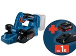 Akumuliatorinis oblius BOSCH Professional GHO 18 V-LI Blue, Solo, 18 V, 0 - 1,6 mm, be akumuliatoriaus ir kroviklio