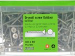 GKP sraigtai laukui su grąžteliu į metalą ESSVE, 3,5 x 40 mm, C4 CorrSeal, 500 vnt.