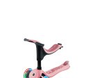 Paspirtukas GLOBBER Go Up Sporty Lights V2, pastelinis rožinis, apkrova iki 20kg