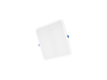 Montuojamas šviestuvas panelė TOPE Topaz, 8W, 680lm, 4000K, IP40, kvadratinė, įleidžiama, baltos sp.