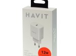 Įkroviklis HAVIT Dot Uc12, 1 x USB-C, 2,4 A, 12 W