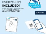 Praustuvo maišytuvas GROHE QUICKFIX START EDGE, su dugno vožtuvu, S-dydis, juoda matinė spalva, 233422431
