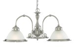 Pakabinamas šviestuvas SEARCHLIGHT American Diner, E27, 3 x 60W, 230V, 620 x 620 x 280 mm, maksimalus aukštis 1200 mm, 1043-3