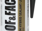 Hermetikas FOME FLEX Hybrid Roof&Facade Lm, 300 ml, juodas