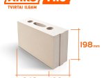 Mūro blokas ARKO M10 15 Mpa, matmenys 340 x 100 x 198 mm