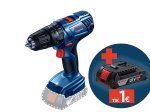 Akumuliatorinis smūginis suktuvas BOSCH Professional GSB, 18V-21 SOLO, sukimo momentas 21-55 Nm, 13 mm griebtuvas, 06019H1176, be akumuliatoriaus ir kroviklio