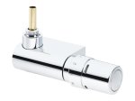 Termostatinis pajungimo mazgas DANFOSS VHX - MONO, rankšluoščių džiovintuvui, 1/2", kampinis, chromo spalva, 013G4385
