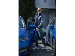 HARI dygsniuota striukė tams.mėlyna L (52)