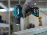 Akumuliatorinis gręžtuvas MAKITA DF333DWAE, 12V MAX, 2x2,0 Ah Li-ion 30/14 Nm, 1,0kg, LED 2-greičiai