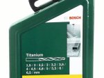 Grąžtų metalui rinkinys BOSCH HSS-TiN, 13 vnt.