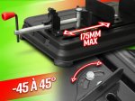 Elektrinis metalo pjovimo pjūklas CONSTRUCTOR, maks. galia 2300 W, disko diametras 355 mm, pjauna 115 mm vamzdį arba kvadratą 10x10 cm