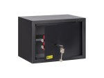 Seifas HOMESAFE HV 25K, sienelės 1,5 mm, matmenys 250x350x250mm, raktinis