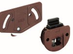 Stumdomų durų montavimo rinkinys HETTICH SlideLine1+, 30 kg, spl. ruda, 62548