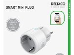 Išmanusis kištukinis lizdas DELTACO Smart Home Sh-P01M, WiFi, valdomas su programėle, turi laikmačio funkciją, LED indikatorius, su įž., 2,4 GHz, 10A, 220-240V, baltos sp.