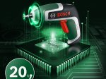 Akumuliatorinis suktuvas BOSCH Green IXO 7, integruota 3,6 V baterija, maks. Sukimo momentas 5,5 Nm