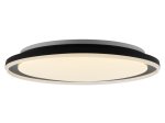 Lubinis LED šviestuvas SPECTOR LIGHT 17661S, 48W, 3000-6500K, 5200lm, CCT, dimeriuojamas su pultu, 450 x 80 mm