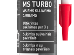 Hibridiniai klijai PENOSIL Ms Turbo, 290 ml, balti, elastingi