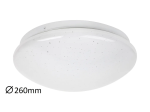 Lubinis LED šviestuvas RABALUX Lucas, 12W, 230V 50Hz, 4000K, 700 lm, baltos sp., 260 x 260 x 90 mm, 3936