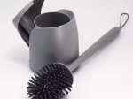 Tualeto šepetys DUSCHY SILICONE, pilkas, 596-25