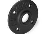 Dekoratyvinis flanšas RUSTICLINE, RT-1, juodos sp.