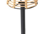 Lauko šviestuvas įsmeigiamas SUNLUX, su saulės elementais, IP44, 125x125x390 mm, veikimo laikas: 6-8 val., 8116