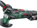 Akumuliatorinis daugiafunkcis įrankis BOSCH Green, Advanced Multi 18, 18V Li sistema
