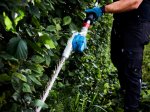 Akumuliatorinės gyvatvorių žirklės MAKITA DUN500WZ, 18 V, darbinis plotis 50 cm, bešepetėlinis variklis, svoris 4,5 kg. Be akumuliatorių ir pakrovėjo.