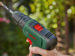 Akumuliatorinis suktuvas BOSCH Green Easy Drill 1200, 12 V, 2x1,5 Ah