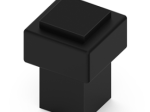 Durų atrama, kvadratinė, juoda, aukštis 35 mm