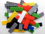 Pagrindo išlyginimo detalių rinkinys ROBUS, 100 x 30 mm, 1,2,3,4,5,6,8 mm, 70 vnt.