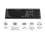 Belaidė žaidimų klaviatūra KEYCHRON V6 Ultra 8K, 100% mechaninė, juodos sp., V6U-D1
