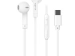 Laidinės ausinės HAVIT DOT 336,  Type C,  laido ilgis 1, 2 m,  su mikrofonu,  baltos sp.