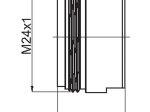 Aeratorius RUBINETA, M24x1, Q8 (7 l/min)