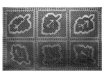 Kilimėlis RICCO Mix-Mat, 40 x 60 cm, 100% guma, pėdutės, 846-000