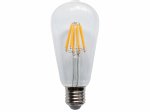 LED lempa ORRO, 6W, E27, ST64, 230V, 2700K, 600  lm, filamentinė