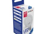 LED lempa AVIDE At-9006, 6W (=42W), E14 G45 burbuliukas, CW, 6400K, 220-240V, 470-480 lm, 25.000 val.