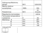 Elektrinis vandens šildytuvas BAXI SR501SL, Talpa 10 L, galia 1,2 kW, montuojamas po kriaukle