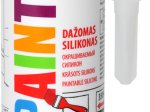 Dažomas silikonas FOME FLEX Paintasil, baltas, 310 ml