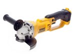 Akumuliatorinis kampinis šlifuoklis DEWALT DCG412NT-XJ, 18 V, 125 mm, lagamine, be akumuliatorių ir kroviklio