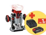 Akumuliatorinė freza EINHELL TP-RO 18 Li BL - Solo, 18 V, griebtuvas 6-8 mm, bešepetėlis variklis, be akumuliatorių ir kroviklio