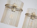 Pakabinamas šviestuvas SEARCHLIGHT Swizzle, E27, 4 x 60W, 230V, 1110 x 200 x 300 mm, maksimalus aukštis 1200 mm, 55620-4CP
