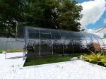 Šiltnamis KLASIKA Easy, 18 m2, 6 mm polikarbonatinė danga, 3 x 6 m, arkos formos