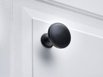 Baldų rankenėlė HETTICH, 32 mm, cinkuotas, juodos sp., 9241120