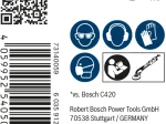 Šlifavimo tinklelis BOSCH, M 480, 225 mm, G220, 25 vnt.