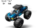 Konstruktorius LEGO City, mėlynas sunkvežimis-monstras