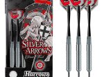 Darts strėlytės HARROWS Silver Arrows, steeltip, 3x18 g