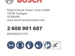 Šlifavimo diskas BOSCH, d=115 mm, grubus, lenktas