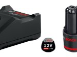 Akumuliatorių ir kroviklio komplektas BOSCH Professional, Starter Set, komplekte 2 x 3,0 Ah akumuliatoriai ir kroviklis, 1600A019RD