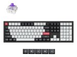 Belaidė žaidimų klaviatūra KEYCHRON Q6 HE, 100% mechaninė, juodos sp., Q6H-M1